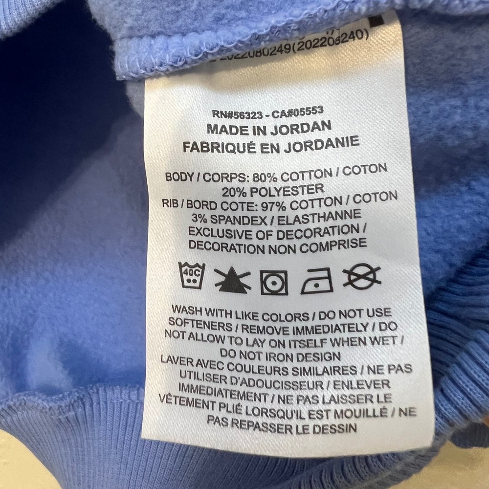 Nike Sportswear Big Kids Fleece Hoodie Blue Futura Logo Pullover Size Medium - Picture 5 of 7